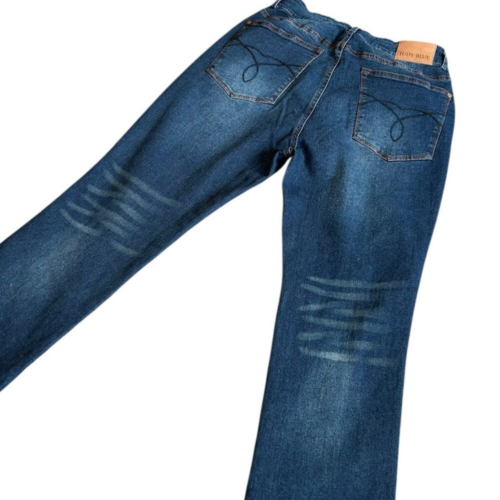 Judy Blue Sienna High Rise Button Fly Straight Leg Jeans Sz 7 - Picture 11 of 14
